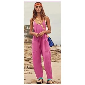 Free People Hot Shot onesie in raspberry punch women's size XS